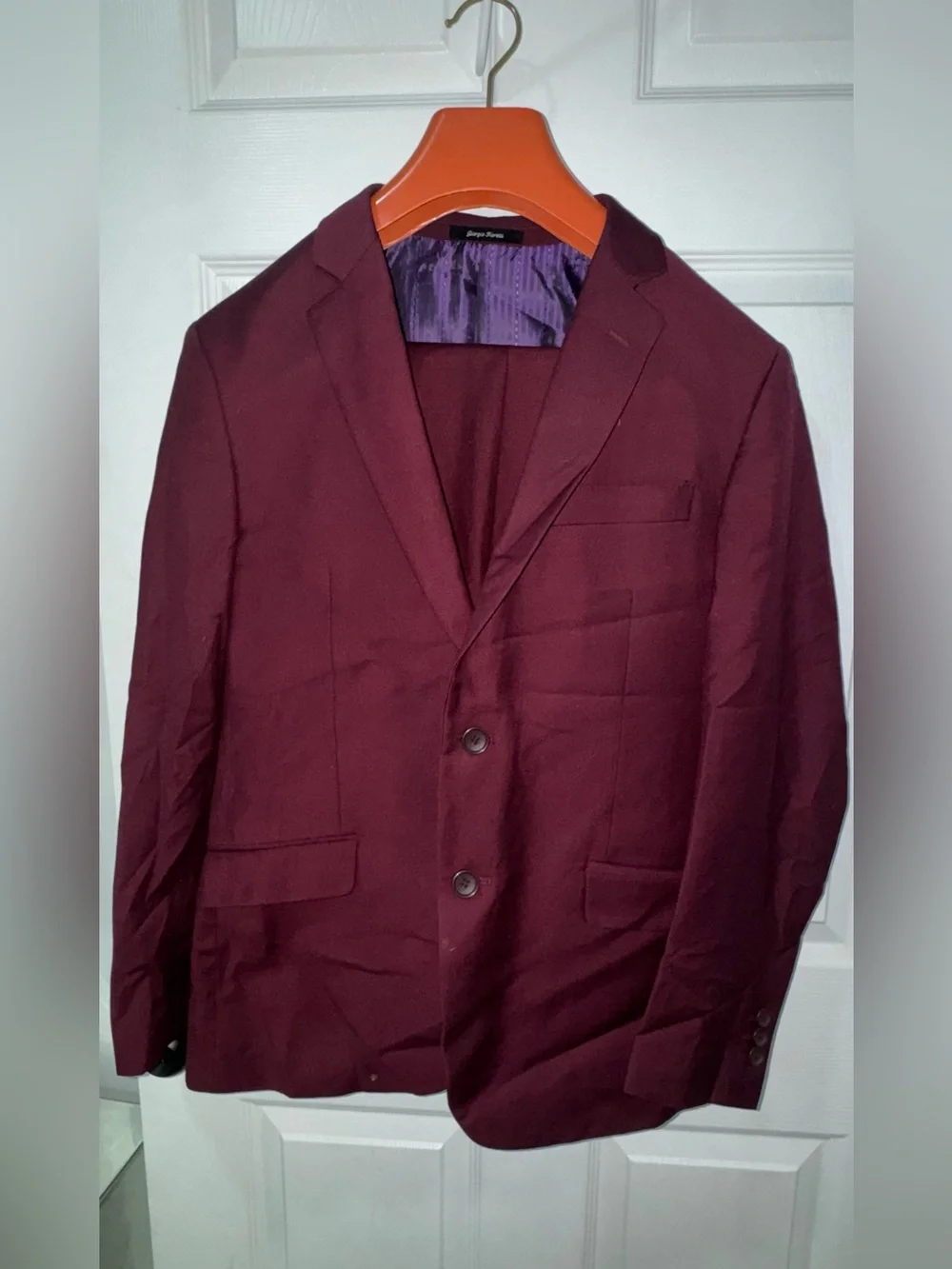 Giorgio Fiorelli Men's Burgundy Sport Coat